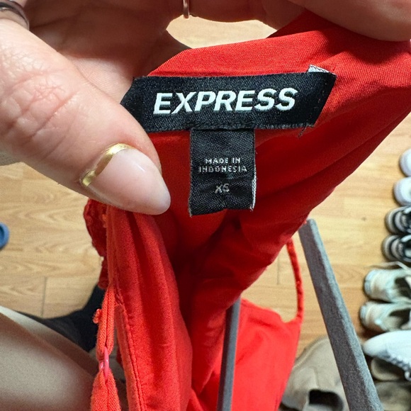 Express Vibrant Red Dress - Picture 5 of 9